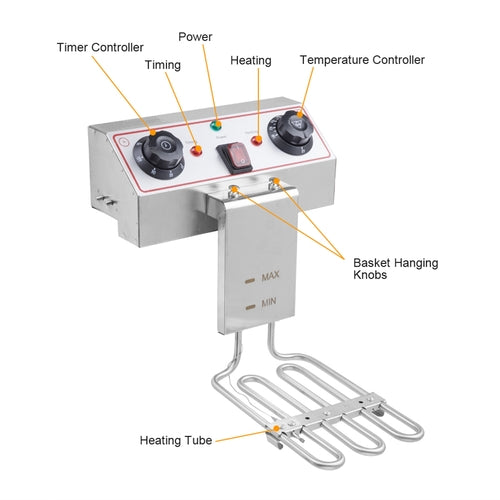 Stainless Steel Deep Fryer Pro
